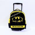 Bat Man 13 Inches Trolley Bag Cartoon Character School kids Trolley Backpack Grade Pre-Nursery & KG. 
