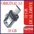 SANDISK ULTRA DUAL USB DRIVE ORIGINAL 3.0 32GB (USB AND OTG). 