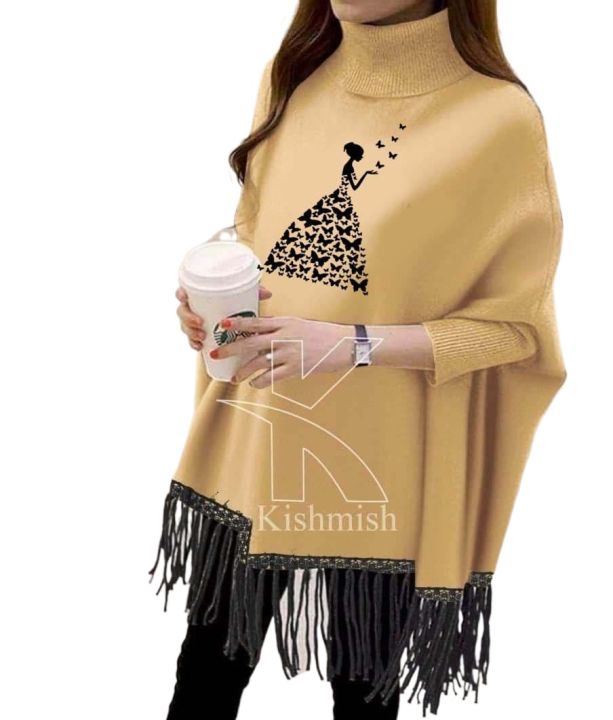 Women's%20Unique%20Butterflies%20Lady%20Printed%20Fleece%20Poncho%20For%20Women%20Printed%20Poncho%20For%20Girls%20-%20Image%207