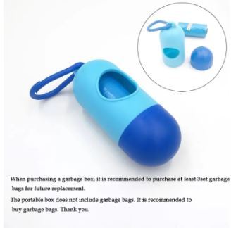 Disopsable Baby Diapers Bag Box Kit Portable Baby Diapers Platics Bags | Pet Waste Bag Dispenser Pill Shaped Rubbish Bags Garbage Bag Removable Box Nappy Bag with Rope/hooks