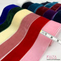 1 Yard/Gaz 2-inch wide Velvet Ribbon - For Dresses, Craft, and Gift Wrapping - Luxurious Fabric Accessory. 