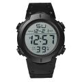 Bindas Collection Army Military  Waterproof Digital Alarm Watch for Men /  with Night Mode Light - Black. 