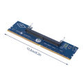 DDR3 DDR4 DDR5 Laptop SO-DIMM to Desktop Adapter Card Converter Memory RAM Connector Adapter Eatop. 