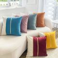 Modern Sofa Pillow Cover Sqaure Cushion Cover Decorative Stitching Pillowcase Office Car Seat Couch Decorations. 