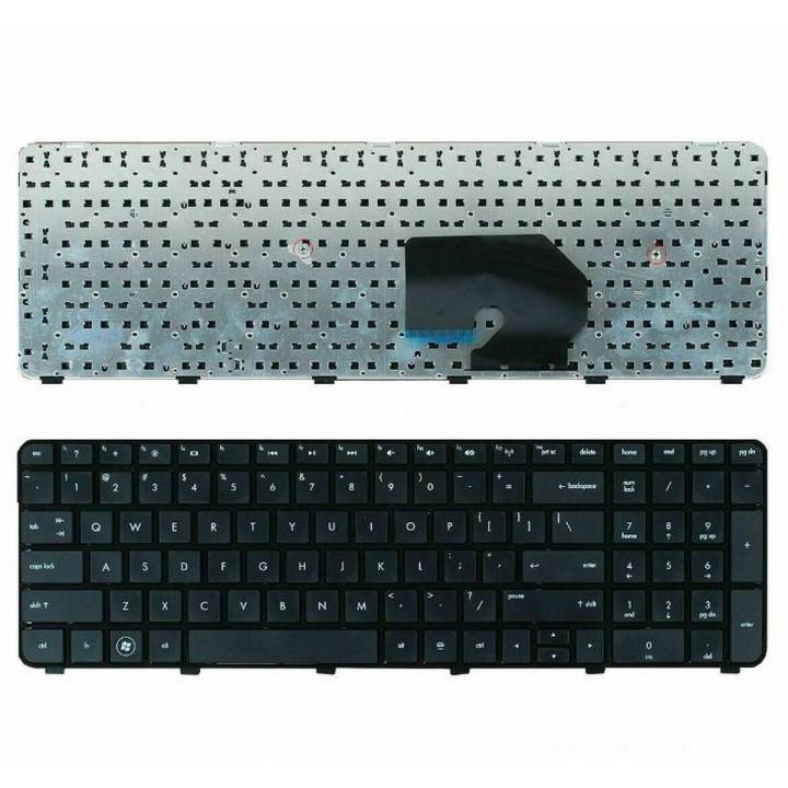 Laptop Notebook Keyboard Pavilion DV7-6000  Series   P/N  666001-001  –  Black
