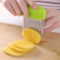 Wavy French Fries Cutter Stainless Steel / Potato Slicer / Vegetable Chopper / Veggie Slicer / Durable Kitchen Gadgets Cutter Art # SS-PS01. 