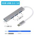 USB 3.0 Hub 4 Ports High Speed usb 3.0 port Hub Splitter Fast Data Transfer USB Hub Extender Extension Connector Compatible Windows PC / Mac / Surface Pro / Laptop / Printer / Mobile HDD / LED Light USB HUB. 