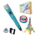 3D Pen/3D Pen Filament Refills pgrade Intelligent 3D Printing Pen with Smoother Experience 3D Art Printing Printer Pen. 