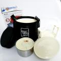Hotline 2 Layer Insulated Travel Lunch Box with Raita and Salad Box, Keeps Food Hot, Ideal for Office and Travel. 