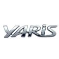 Pack of 1 Toyota yaris logo emblem Plastic Chrome Monogram. 
