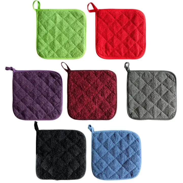 2Pcs%20Pot%20Holders%20Square%20Cotton%20100%25%20Heat%20Resistant%20Oven%20Mitts%20Cooking%20Kitchen%20Pot%20Holder%20Set%20For%20Cooking%20Baking,%20Camping%20House%20With%20Hanging%20Loops,%20Machine%20Washable%20Hot%20Dishes%20Daily%20Kitchen%20Use%20Baking%20BBQ%20Hot%20Cloth%20Gloves%20-%20Image%208