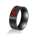Sharingan Anime Ring For Men Akatsuki Itachi Rings Black Men's Ring Men's Jewelry. 