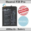 Huawei P20 Pro Battery HB436486ECW Replacement Premium Quality 4000mAh For Huawei P20 Pro. 