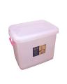Mega Multipurpose Rolling Storage Box With Lid - 16 Litres. 