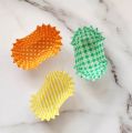 96 Pcs Disposable Oval Eclair Cupcake Muffin Paper Liner Baking Cups - Multicolor. 
