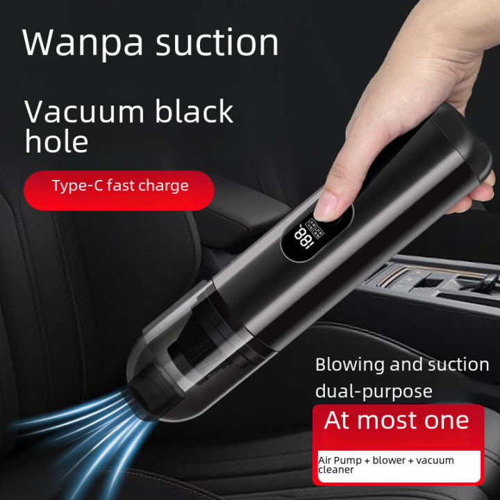 Car Cleaner Rechargeable Wireless Small Large Suction Pet Handheld Dual Use in Car and Home Portable Suction Dust Collector
