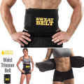 Women Men Body Shaper Sweat Belt Premium Waist Trimmer Sweet Sweat Premium Waist Trimmer Belt (Small) Invisible Tummy Trimmer Waist Belt - Black best and high quality 100% smart unique and professional product. 