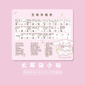 Wubi root mouse pad trumpet Wubi root table typing tutorial note formula typing keyboard map lock edge thickening. 