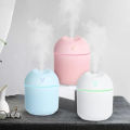 Humidifier Portable Mini Air Humidifiers for Bedroom - USB Desktop Humidifier with Led Night Lights, Quiet Cool Mist Humidifier, for Bedroom, Car And Office, Plants, Easy To Clean. 