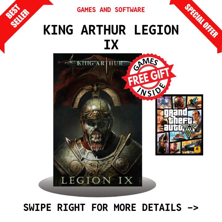KING AUTHUR LEGION IX - GAME FOR PC (GOOGLE DRIVE/ MEDIAFIRE) - QR CODE + FREE GIFT