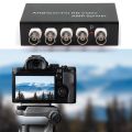 FLYEER Signal 1 in 4 Out AHD/CVI/TVI Video Splitter HD Coaxial Camera,Black. 
