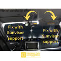 Car Windscreen Sunshade Sedans , SUVs , Jeep 130 x 70 CMAnti heat materia -Universal Car Sun shade. 