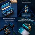 M10 TWS Wireless Headphones Touch Control Bluetooth-Compatible 5.1 Earphones Wireless Headset Waterproof 9D Hifi Quality Earbuds. 
