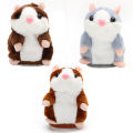 Cute Talking Nod Hamster Mouse Record Chat Pet Plush Toy Gift for Kids. 