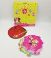MINNIE MOUSE SPIRALS SET PACK OF 12 STREAMERS AND 6 CUTOUTS. 