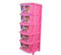 5 Layer Cabinet Premium Plastic For Storage Organizer - Aqua Plast 5 Layer Storage Box Storage Drawer - Jewelry Box High-Quality Chester Plastic Strong Decorated Printed Drawer Cabinet Rack Kitchen Cabinet Box. 