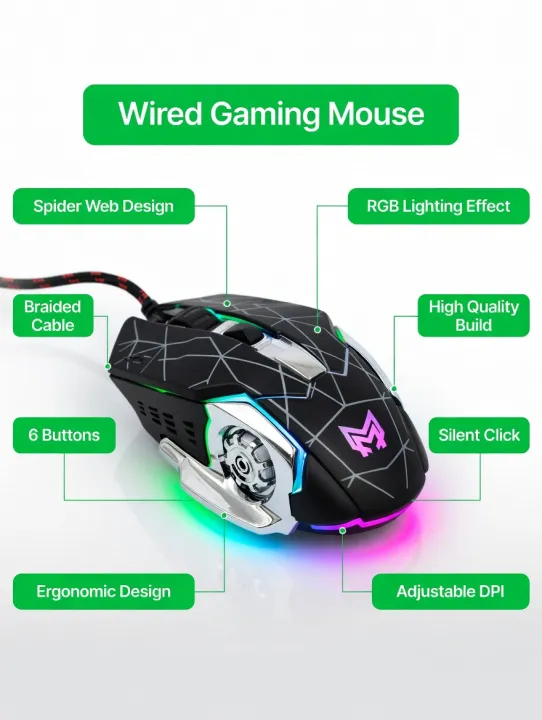GAMING%20MOUSE%20AULA%20SC100%20Wireless%20Gaming%20Mouse%20RGB%202.4GHz%20Rechargeable%20Silent%20Click%207%20Buttons%20Ergonomic%20-%20Black%20-%20Image%204