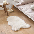 Faux Sheepskin Rug 2ft x 3ft Ultra Soft Shaggy Floor Mat Slip Resistant Washable. 