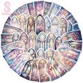 Decorative Stickers for Luggages 50pcs Cute Church Window Flower Graffiti Stickers Aesthetic Art Decals Diy Craft for Scrapbook Phone Travel Luggage Skateboard Church Window Sticker. 