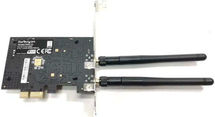StarTech%20PCI%20Express%20AC1200%20Dual%20Band%20Wireless-AC%20Network%20Adapter%20-%20PCIe%20802.11ac%20WiFi%20Card%20-%202.4%20%205GHz%20Wireless-AC%20Card,%20TAA%20(PEX867WAC22)%20ORIGINAL%20UK%20ZONE%20STOCK%20-%20Image%203