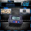 Mini Digital Table Clock Desk Car Calendar Watch - Black. 