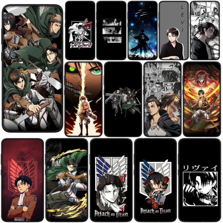 Levi Eren Jaeger Attack on titan Phone Casing for VIVO Y11 Y12 Y15 Y17 Y20 Y21 Y33S Y31 Y53 Y70 Y76 Y75 T1 Y71 Cover Case