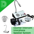 UNIVERSAL Bank Office Station Dual Way Window Counter Intercom Interphone Speaker System. 