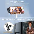 K9 Dual Wireless Microphone For Android Type C & Apple_iPhone For Live Streaming Vlogging Recording and Live Interviews Live Game Video Shooting Streaming Vlogging Type C Android, IOS Lightining K9 Dual Mic. 