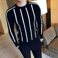 Straight Line Full Sleeves Jersey T-Shirt. 