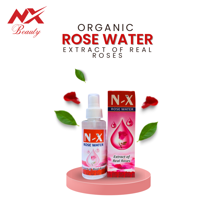 NX Beauty - Rose Water Spray 120ml 100% Pure
