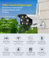 Outdoor Full HD Security Camera, CCTV Camera, Weatherproof, Night Vision, Two Way Audio, Motion Detection - SD Card Slot, V380, v380 pro, lan port, POE. 