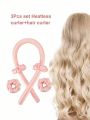Satin Silk Heatless Curling Rod – Natural Curls Without Damage – Soft & Gentle on Hair. 