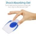 Silicon Gel Heel Pad - 1 Pair Soft Silicone Shoe Foot Heel Cushion Half Insole Pads Care - Silicon Heel pad Cup - Slip Gel Soft Sport Foot Insole Pad Shoe Inserts Pain Relief. 