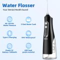 ZACCER Oral Irrigator (M209) Water Flosser with 4 Modes and 4 Nozzles, 310 ml Waterflosser Wireless  IPX7 Waterproof, Portable Dental Shower, USB Rechargeable Teeth Cleaning, Oral Irrigator for Travel & Home. 