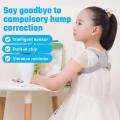Smart Electric Vibrational Posture Corrector Belt, Comfortable Adjustable Therapy for Upper, Lower, Back & Shoulder Pain Relief, Back Brace Smart belt with USB Support charger. 