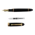 JINHAO X450 18 KGP 0.7mm broad nib fountain pen blue. 