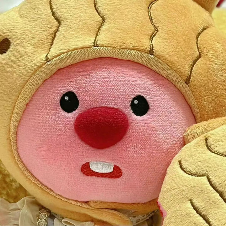 Kawaii Loopy Taiyaki Plushie Doll Action Figures Cute Plush Soft Stuffed Toys 18Cm Keychain Schoolbag Penn Birthday Gift