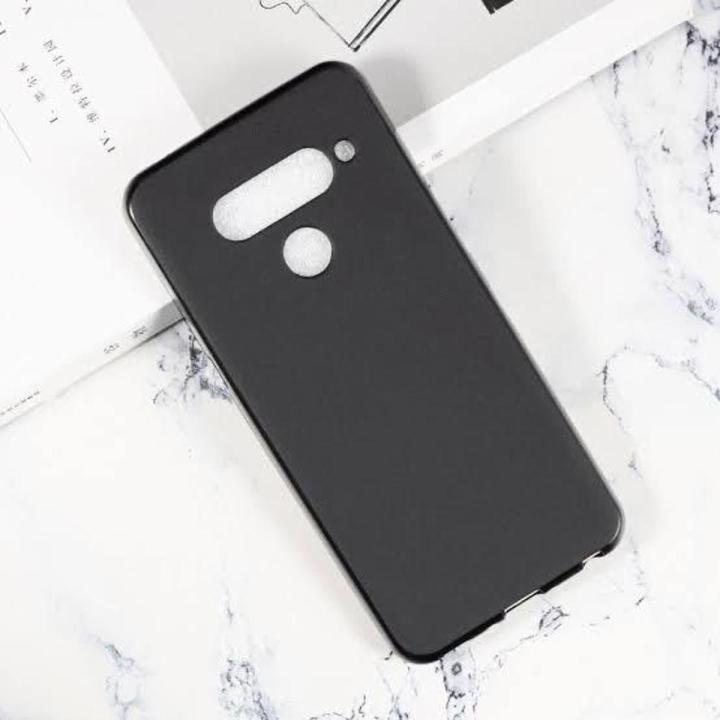 GYDQQKJ DQG Coque Pour LG G8S ThinQ (6.21"),Souple Gel Fibre Carbonique Housse Etui De Protection Silicone TPU Bumper Premium Shell Case Cover - Bleu