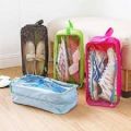 Pack of 10 - Travel Shoes Organizer Storage Bag, Shoes Organizer Bag, Shoe Hand Carry Bag, Mini Shoe Cover, Mini Shoe Organizer, Travel Shoe Bag With Clear Window, Shoe Travel Bag, Washable Shoe Carry Bag, Washable Shoe Travel Bag,. 