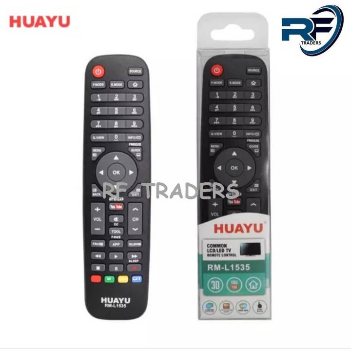 HAIER Universal Remote For Smart LED TV with 3D & Utube Button